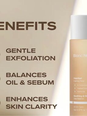 Blanc Noir Heartleaf Calming Cleanser & Exfoliant — Beige